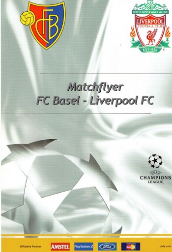 Match programme